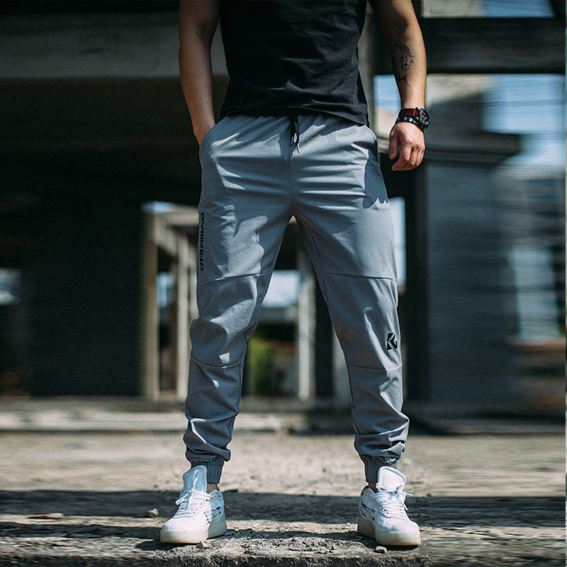 Fitness Trousers, Stretch And Quick-drying Plus Size Sports Casual Pants